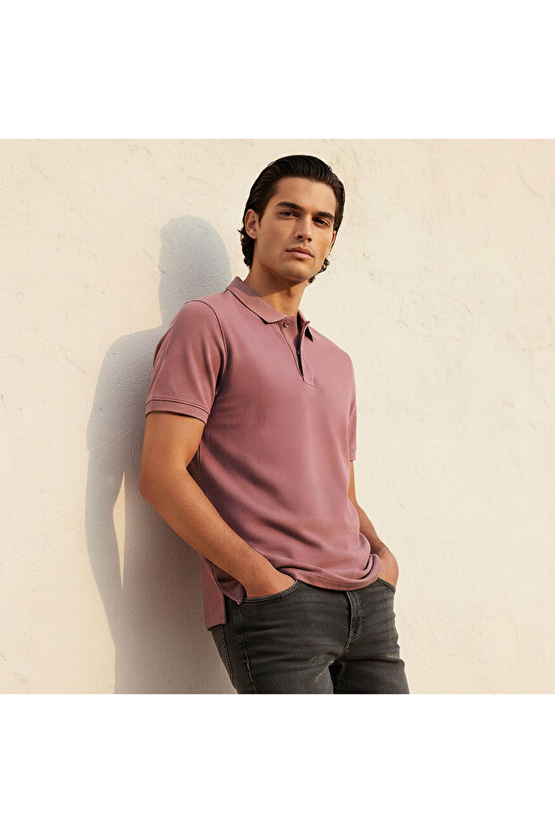 Men Short Sleeve Polo T-shirt