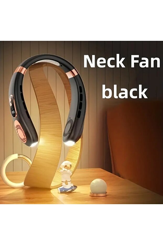Top-level Neck Fan Personal Fan with LED Indicator, USB-C Charging, Long-Lasting 4000mAh Battery, Ha