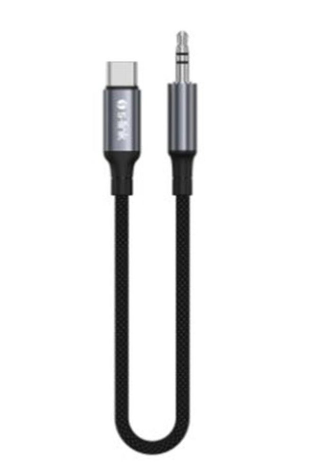 S-link armor mc-01 1.2m type-c to m aux braided metal head black audio cable