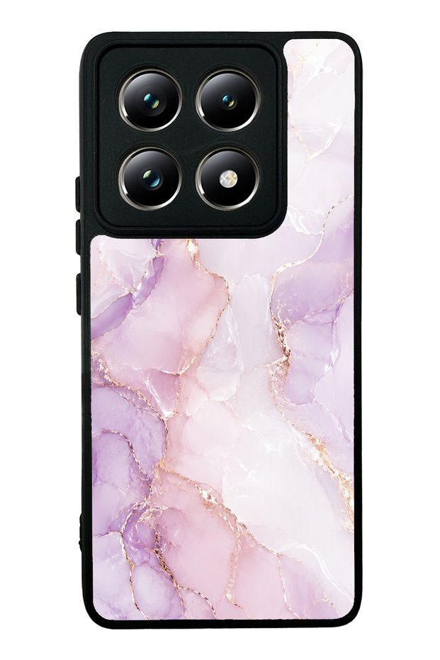 Xiaomi Mi 14t Pro Lavender Rose Marble Design Glossy Phone Case