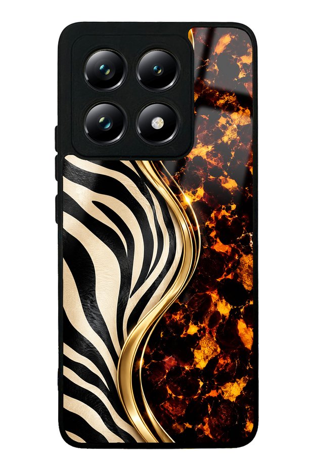 Xiaomi Mi 14t Black Safari Design Glossy Phone Case