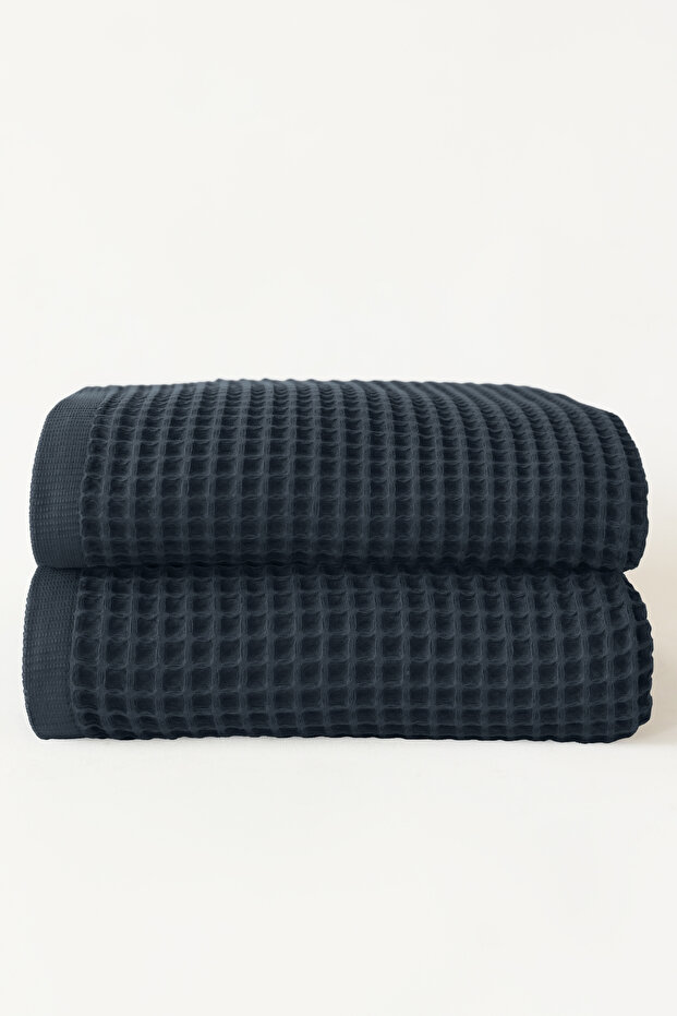 Waffle Bath Towel Peshtemal 90X180 cm 2-Pack 100% Cotton Large Size Beach Spa Towel