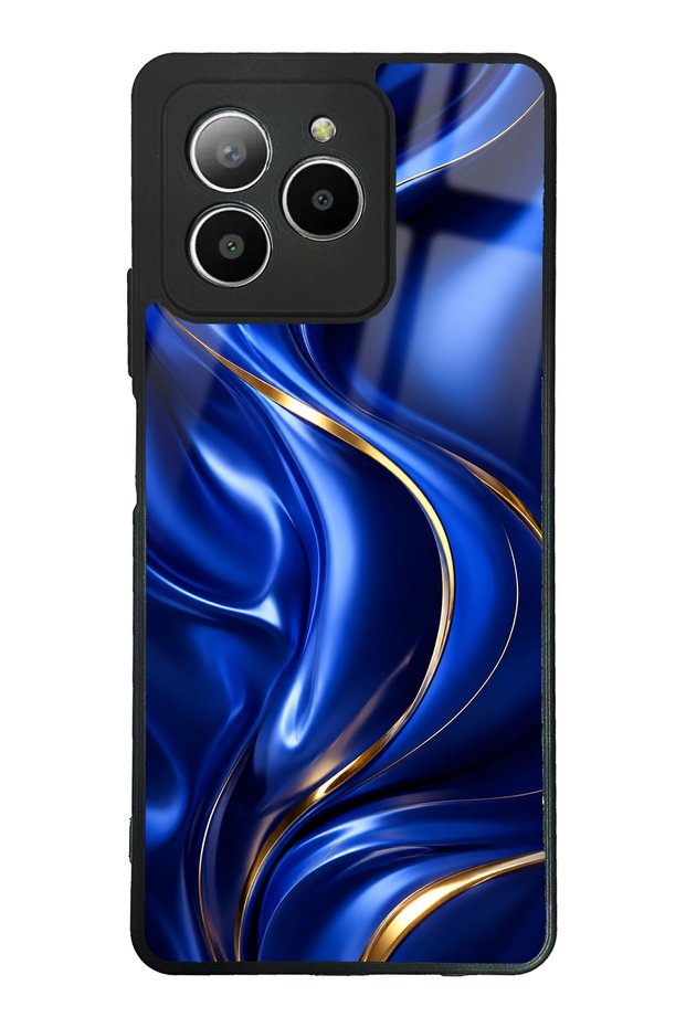Omix X7 Royal Sapphire Flow Design Glossy Phone Case