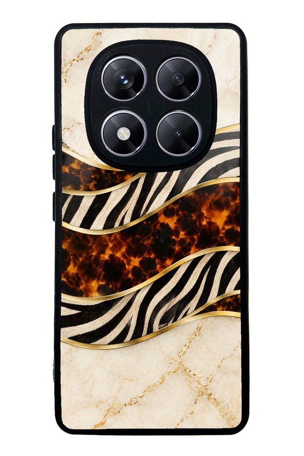 Xiaomi Redmi Note 14 Pro 5g Ivory Safari Design Glossy Phone Case