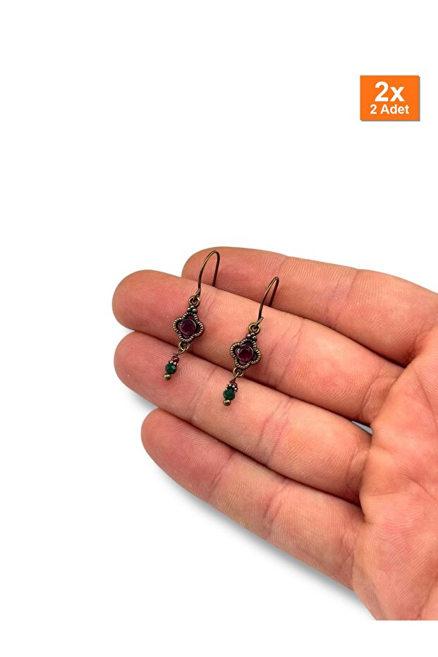 أقراط مصنوعة يدويًا بتصميم خاص كهدية