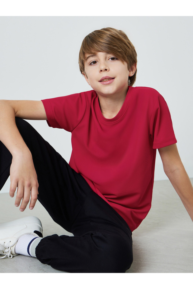 Teens Cotton Sports Jersey Athleisure T-Shirt