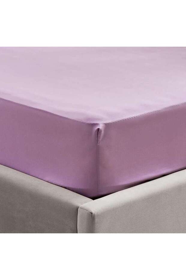 Everyday Queen Fitted Sheet 160x200+33cm - Light Purple