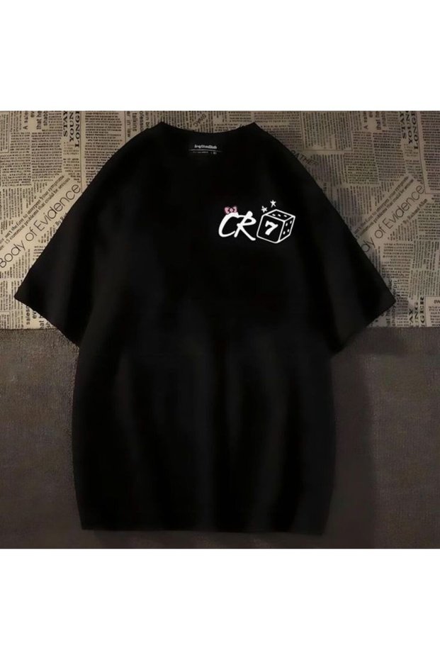 Unisex Colorful Oversize Printed T-Shirt Streetwear Comfortable Fit Daily Premium