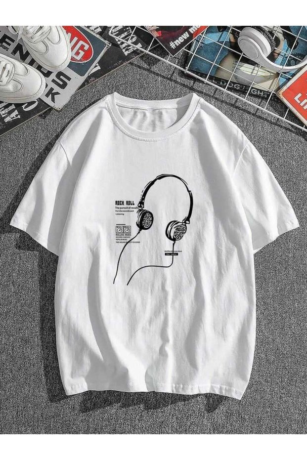 Calle Unisex Colorful Oversize Printed T-Shirt Streetwear Comfortable Fit Daily Premium