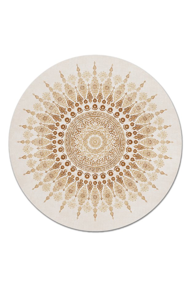 Sdtamor Plain Patterned Round Modern Woven Base Decorative Carpet Sdtamor2213