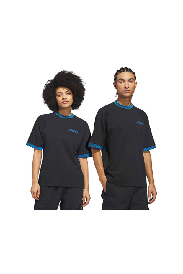 Skt Form Ss Tee Unisex Casual T-Shirt Kc6298 Black