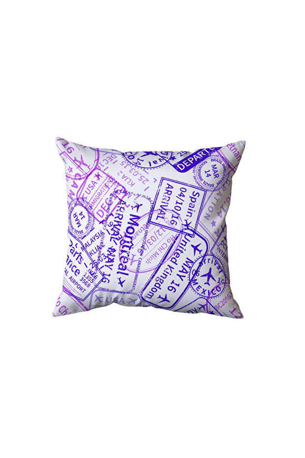 Ticket Stamps Pillow, Gift