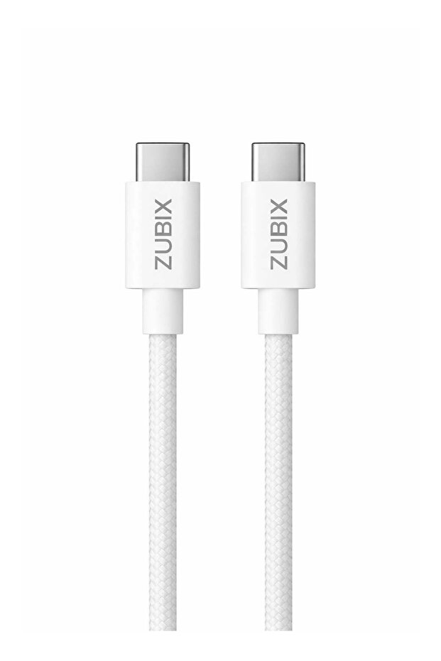 ZUBIX UC-54 USB-C to USB-C Fast Charging Cable | Power Delivery (PD) | High-Speed Data Sync | C to C