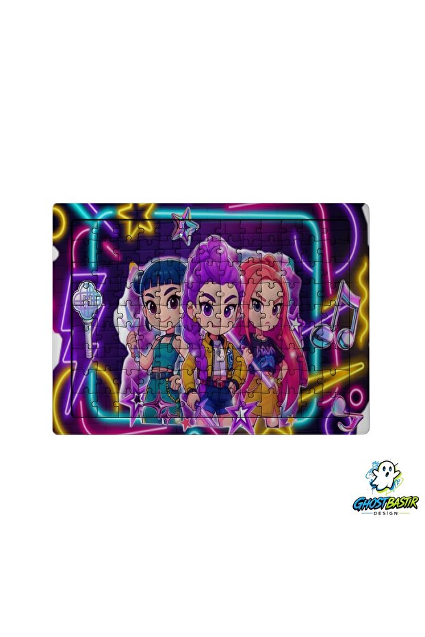K-Pop Demon Hunters 99 Piece Standing Puzzle – Decorative Children's Puzzle 0259