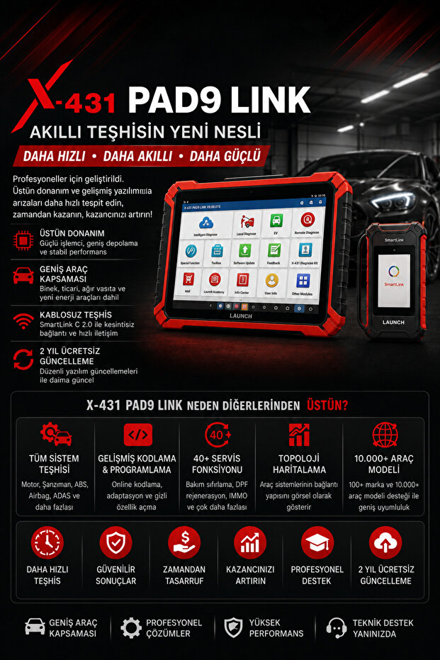 X431 Pad9 Link