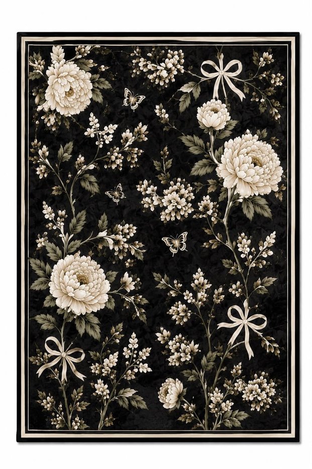 Eta Traditional Patterned Modern Woven Base Decorative Carpet Sdtamor2779