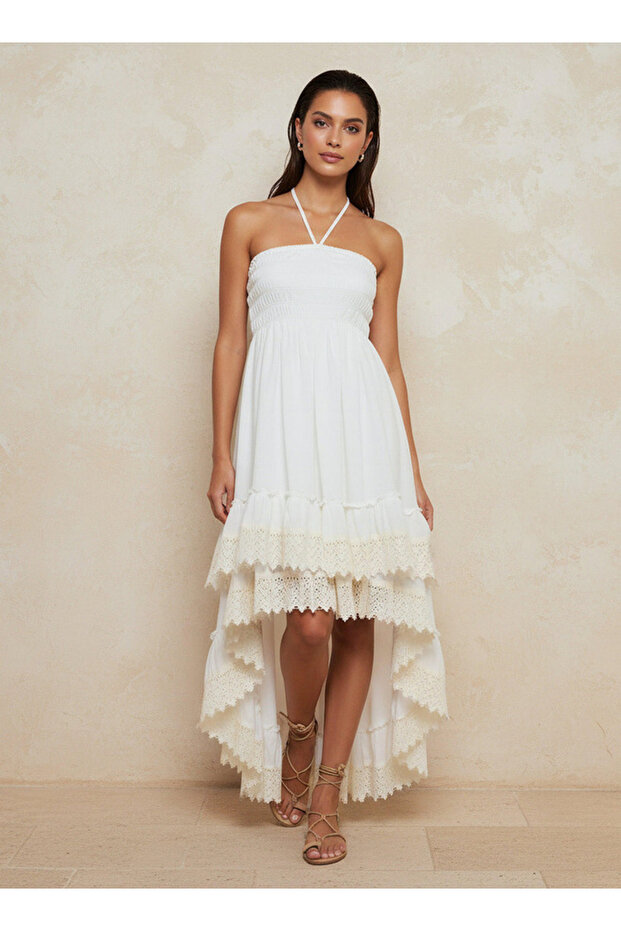 STRAPLESS DRESS