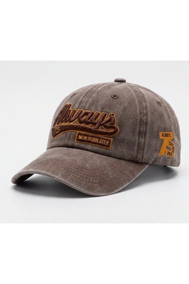 Unisex Vintage Always 75 Embroidered Adjustable Baseball Cap Hat Diameter