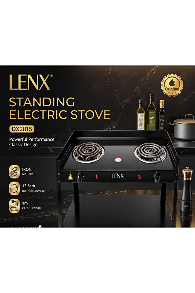 موقد كهربائي من LENX: تحفة فنية تجمع بين الجودة والأناقة لمطبخك