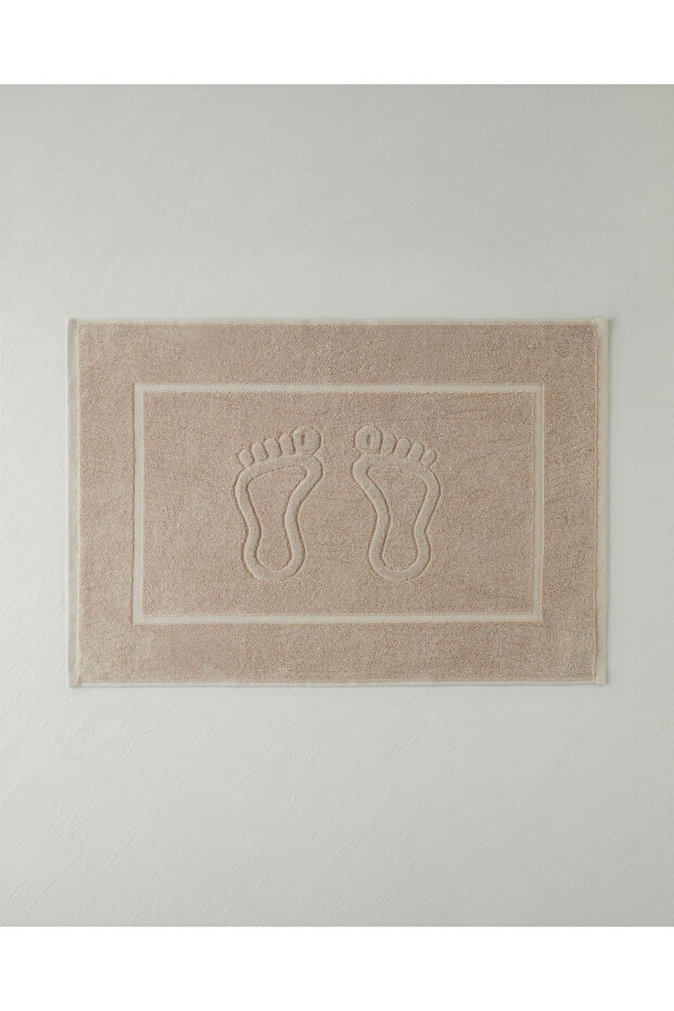 Soft Step Cotton Foot Towel 50X70 cm Light Beige