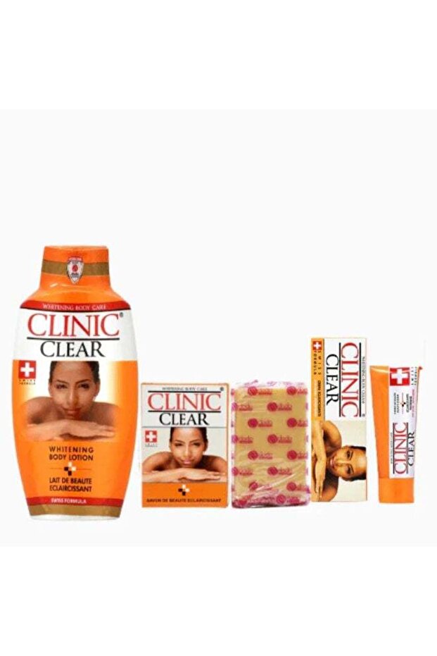 Skin Lightening Set – Lotion, Soap, and Tube Cream