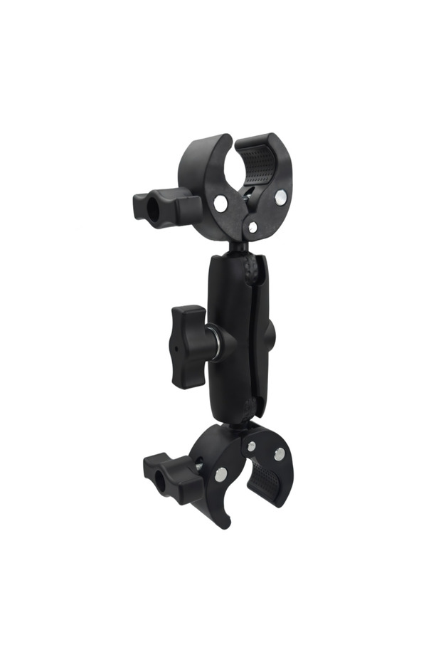 Set 3 Crab Super Clamp Double Clip Camera Bracket For Dji Action6 5Pro GoPro Insta360 X5 Motorcycle