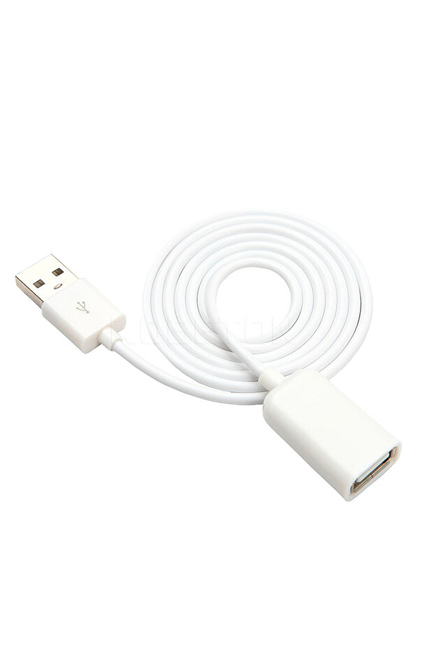 كابل تمديد بيانات USB 2.0 A ذكر إلى أنثى بطول 1 متر بلون عشوائي، كابل شحن إضافي لهاتف آيفون 6 بلس