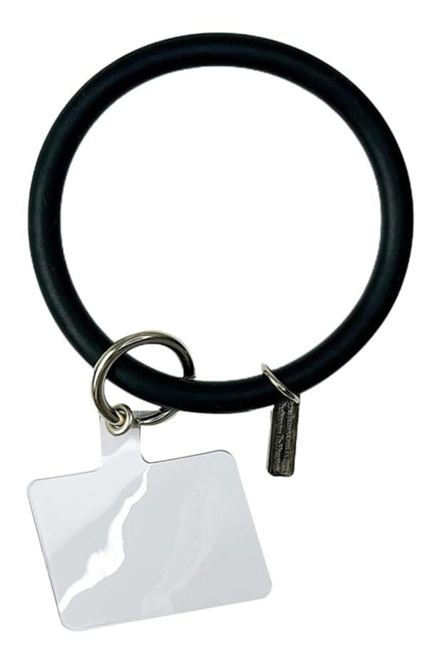 Silicone Ring Phone Lanyard for Most Smartphones Cases (with Anchor), Soft Phone Loop Wrist Strap for Women