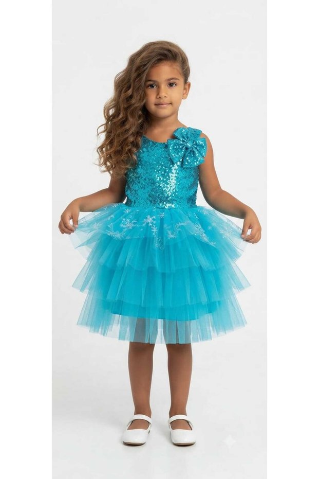 Frozen Elsa Girls' Dress & Birthday Dress & Party Dress
