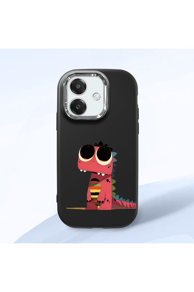 Oppo A3/A3X 4G/5G Compatible Black Silicone Case with Shock-Absorbing Camera Protections
