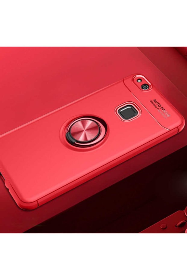 Compatible Case for Huawei P10 Lite Silicone Cover with Rotatable Ring Stand