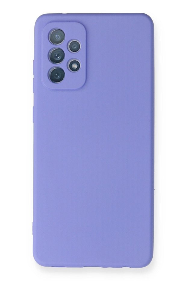 Compatible Case for Samsung Galaxy A72 Yumauask Colorful Flexible Premium Rubber Silicone - Lilac