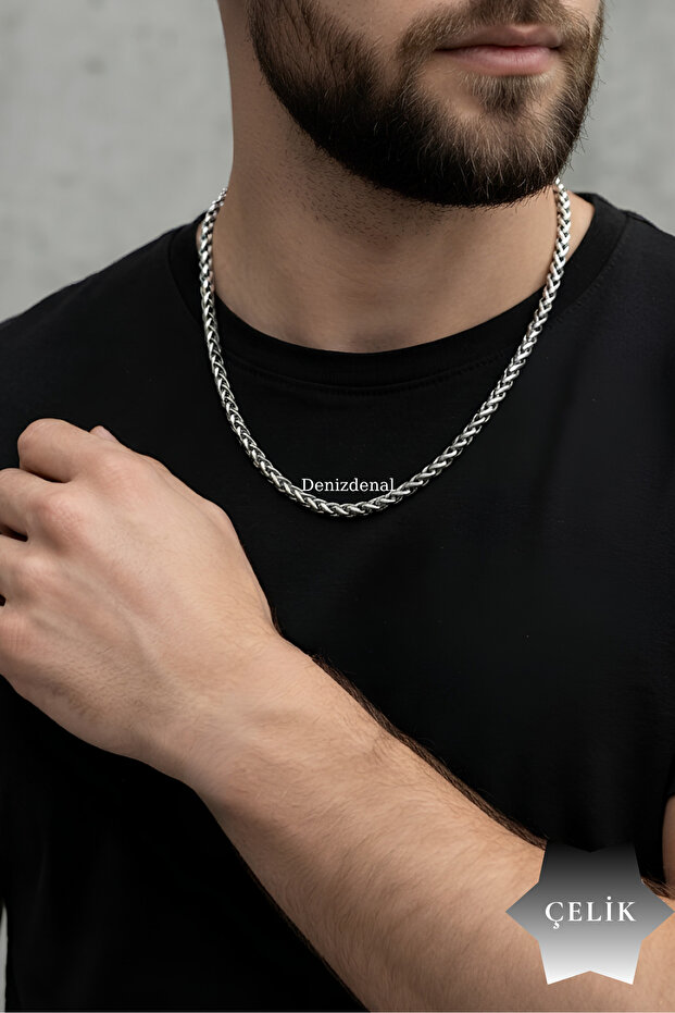 Steel Anti-Tarnish Rope Mesh Chain