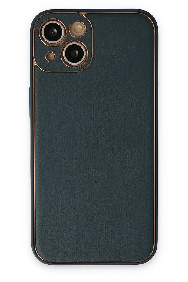 Aconcept iPhone 14 Plus Case Coco Leather Silicone Cover (103809) - Green