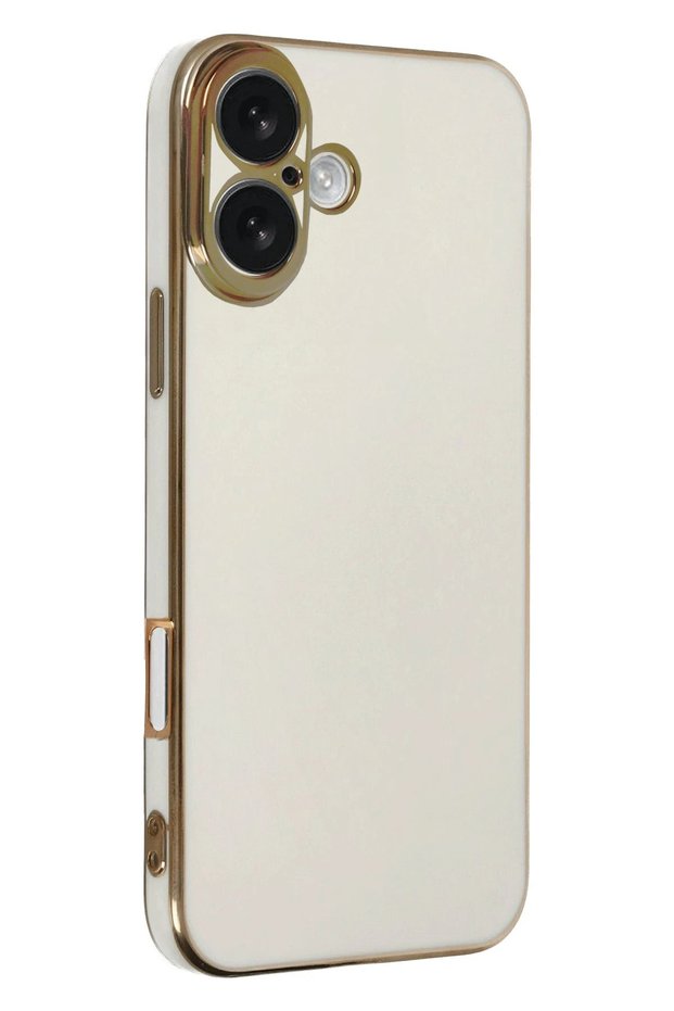 Aconcept iPhone 16 Case Volet Silicone (84555) - White
