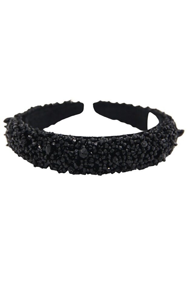 - Crystal Embellished Headband - Multicolor