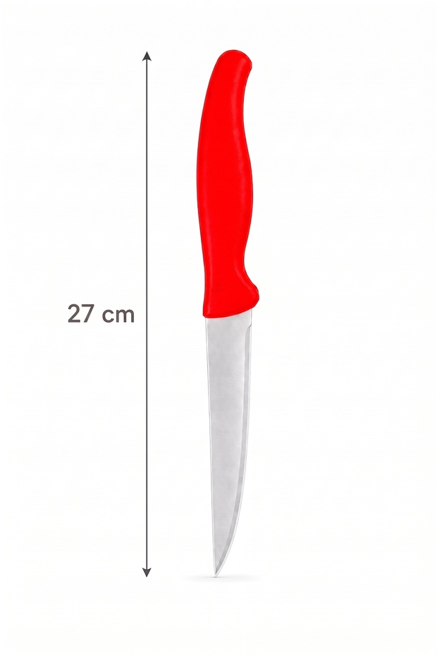 27 cm Stainless Steel Vegetable and Fruit Knife – Sharp Kitchen Knife with Ergonomic Handle