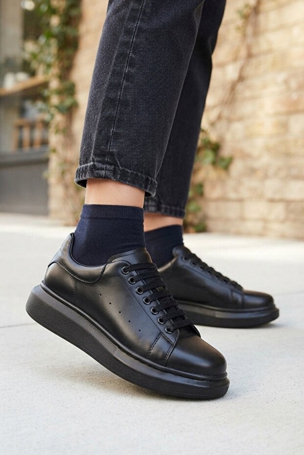 Black Casual Sneaker Unisex Sports Shoes