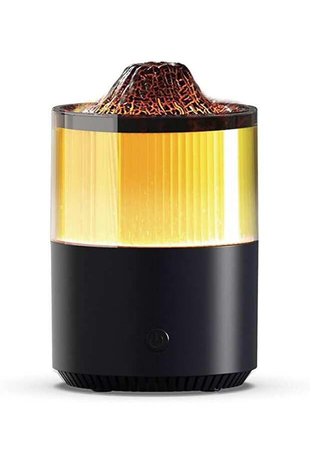 Volcano Humidifier, 200ml Low Noise Essential Oil Diffuser, Aromatherapy Diffuser with Colorful LED Light Waterless Auto Off, for Home Bedroom Office Yoga.