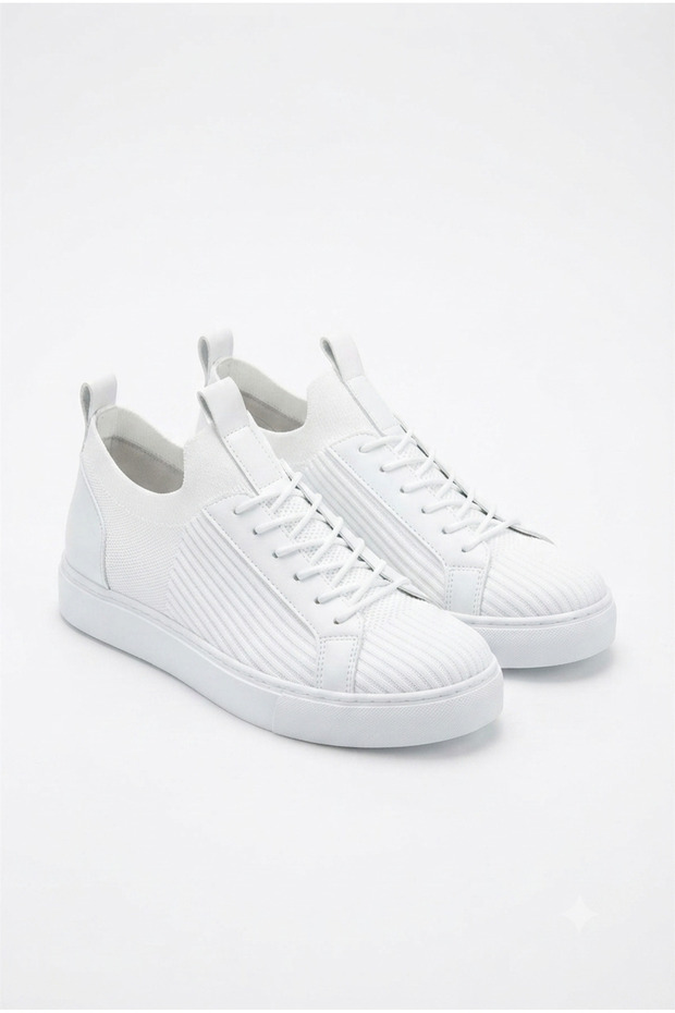 Zrk-x112 white knitted orthopedic supported breathable comfortable daily sports shoes