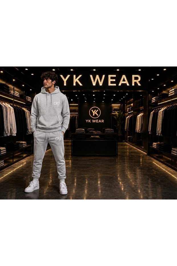Unisex..New Season Hooded Tracksuit Set Modern Design
