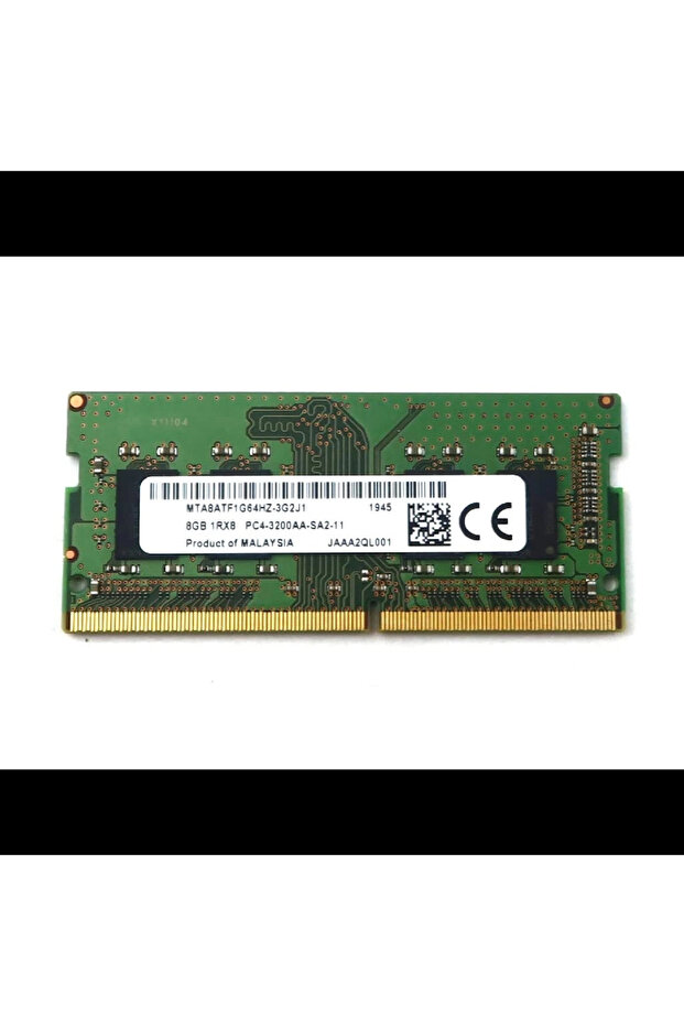 Mta8Atf1G64Hz-3G2J1, 8Gb, 3200Mhz, Ddr4, Sodimm Notebook Ram, 1.2V, Cl22