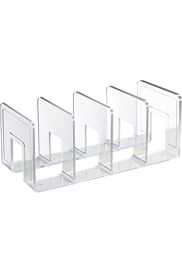 Acrylic file sorter, transparent file holder for clothes and bags, acrylic desktop storage rack