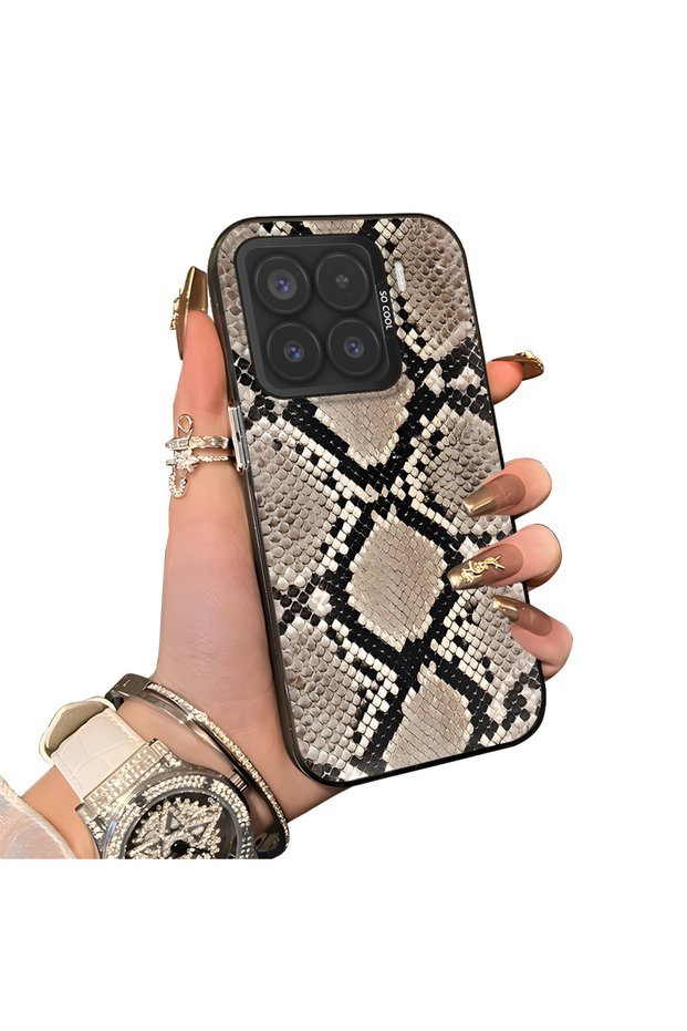 Xiaomi Mi 15 5g Compatible Hard Acrylic Back Silicone Edge Lens Protection Case