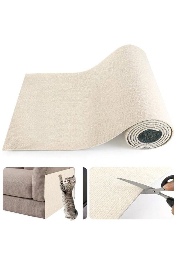 Cat scratching mat - 200 x 40 cm - Cat climbing wall - Kitten toy - Cat tree - Durable - Protective