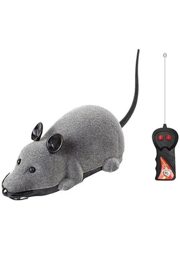 Mini RC Wireless Remote Control Electronic Rat Mouse Mice Toy(Grey)