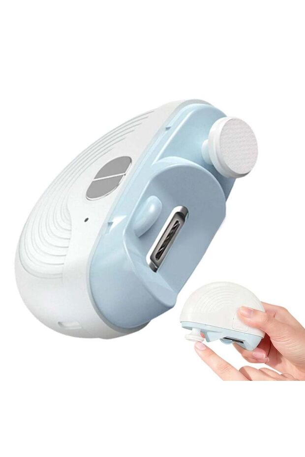 Electric nail clippers, smart electric nail clippers, Geschikt voo for adults and seniors, 3 speed settings, with polishing attachment and light.