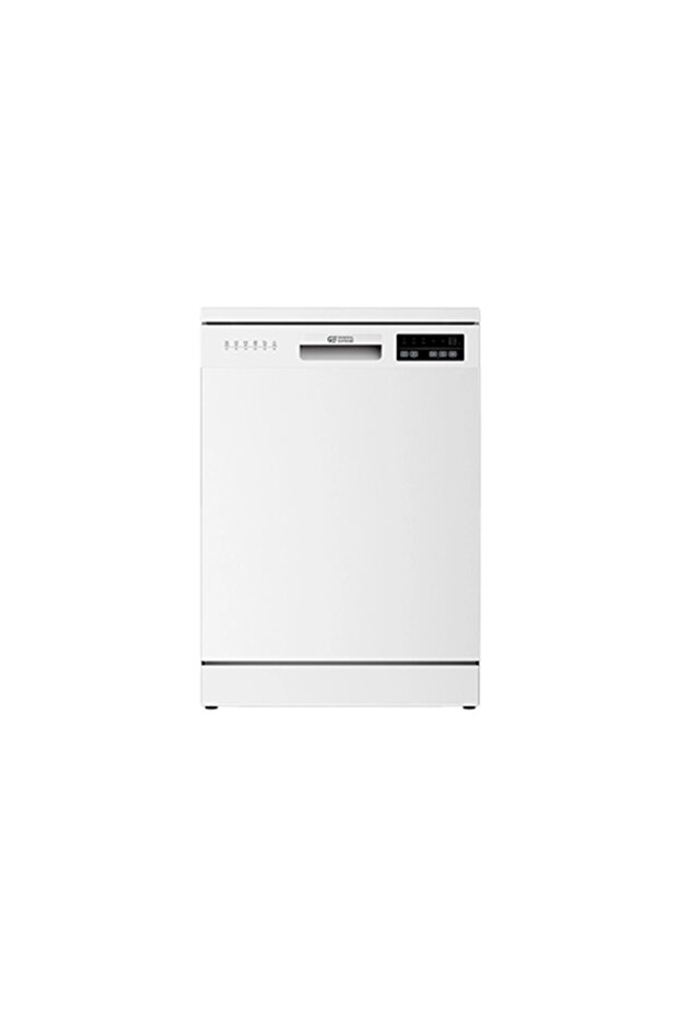 General Supreme Dishwasher, 6 Programs, 12 Place Settings, 2 Racks, Extra Drying, Half Load Option, White Gsdw12206Wh