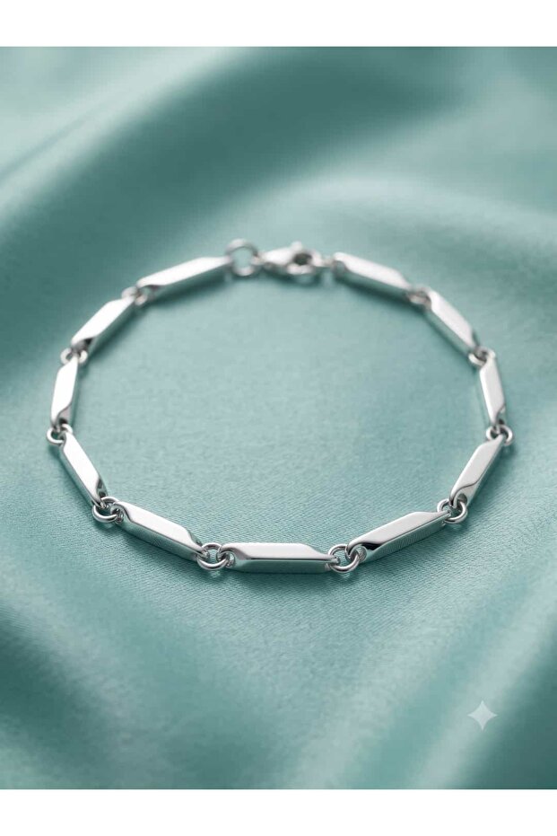 Zenith Stoneless Simple Men's Chain Bracelet