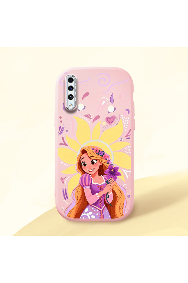 Pink Silicone Case with Shock-Absorbing Camera Protections Compatible with Samsung Galaxy A50/A50S/A30S